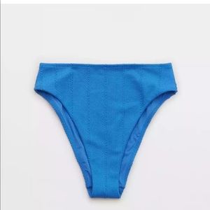 Aerie Crinkle High Cut Cheeky Bikini Bottom